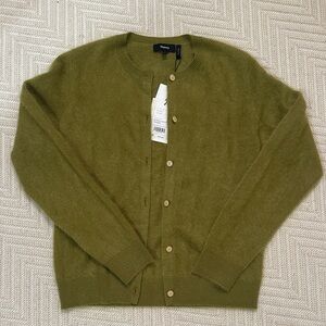 Theory Brushed cashmere cardigan Small